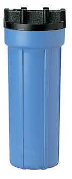 Pentair 10" Slim Line Housing 1/2" Port Blue Black Without Pressure Relief