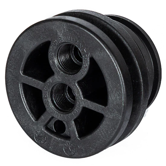 AXEON 2.5" Nylon End Plug – 3/8" P × 3/8" C FNPT