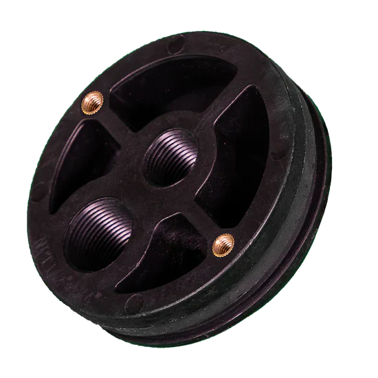 AXEON 2.5" ABS End Plug – 1/4” P × 1/4” C FNPT