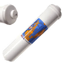 Omnipure K Series 2.5" x 12" 1 Mic. Carbon Block Inline Lead Reduction 1/4" FQC