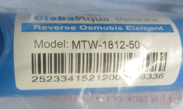 Global Aqua 1812 2" Reverse Osmosis Membrane