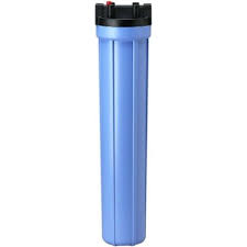 Pentair 20" Filter Housing Blue Black 3/4" Port With Pressure Relief Mounting Cap