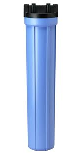 Pentair 20" Filter Housing Blue Black 3/4" Port Without Pressure Relief Mount Cap