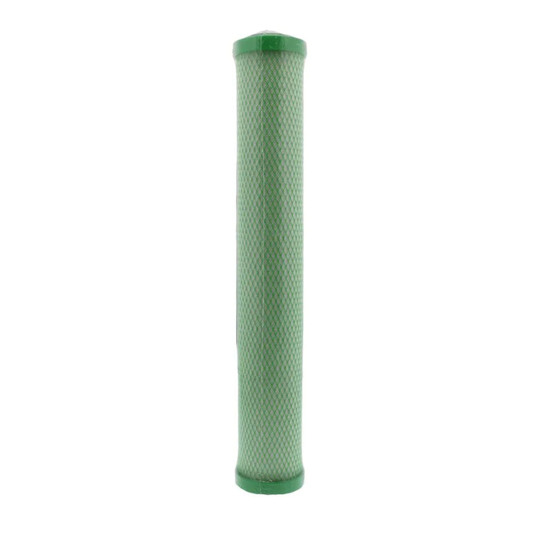 Eco Water Merlin Green Block 2.5" x 17" 10 Mic Carbon Block