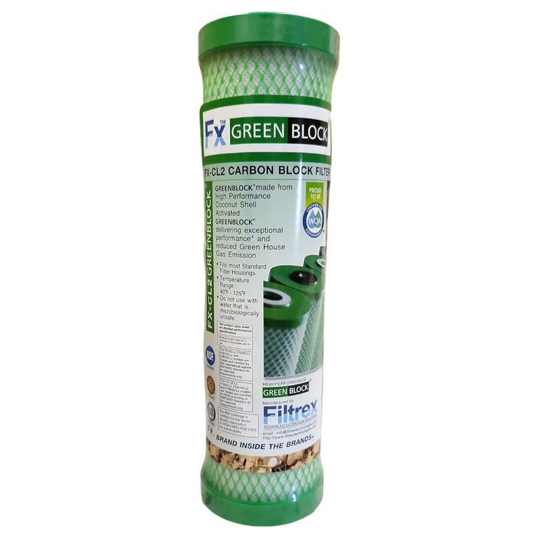 Filtrex 4.5" x 20" 10 Micron Carbon Block Filter