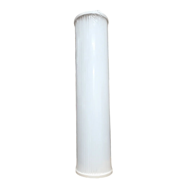 Unicel 4 5/8" x 20" Pleated Polypropylene 10 Micron Filter Cartridge