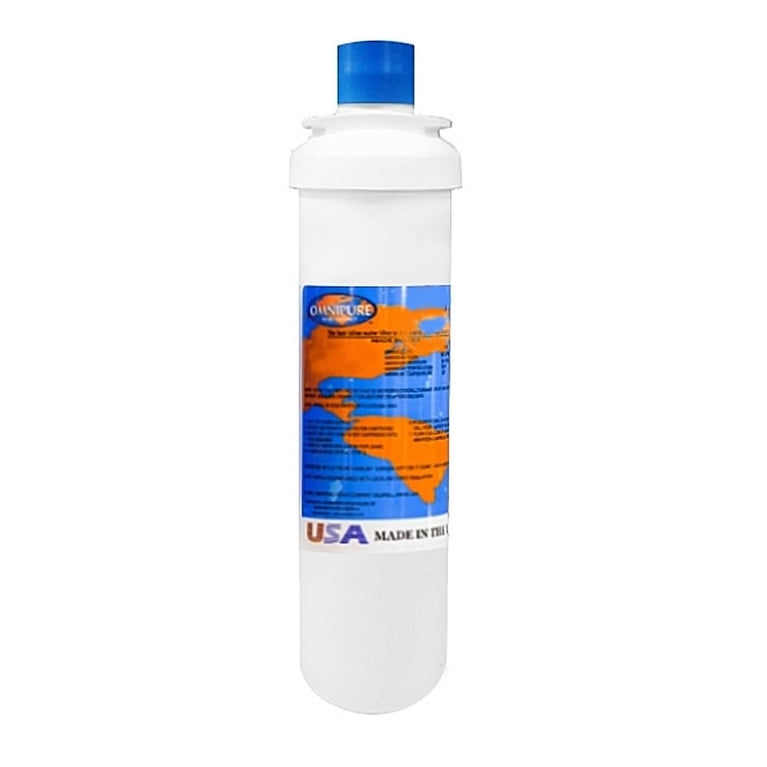 Omnipure 2.5" X 10" L-Series Twist Off Carbon Block Filter 1 Micron Lead Removal