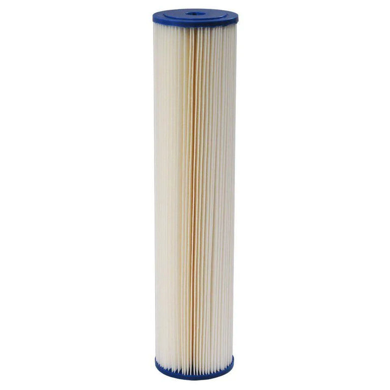 Harmsco 20" Big Blue Poly Pleat Absolute Filter Cartridge 1 Micron