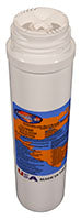 Omnipure 10" x 2.5" Q-Series 1 Micron Carbon Block with phosphate