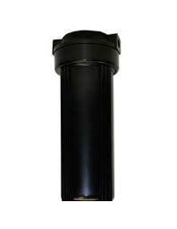QMP 10" Blue Sump Black Cap Filter Housing 1/4" FNPT