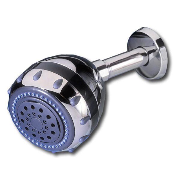 H2O International 5-Spray Shower Head with KDF (Chrome)