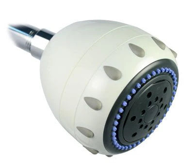 H2O International 5 Spray Shower Filter with KDF - White